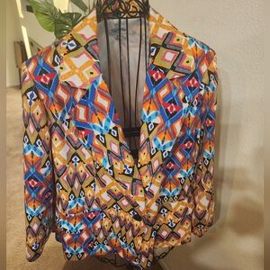 Nicolette Plus Size Single Button Blazer